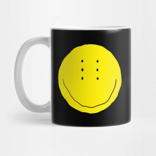 Six-Eyed Smiley Face Mug